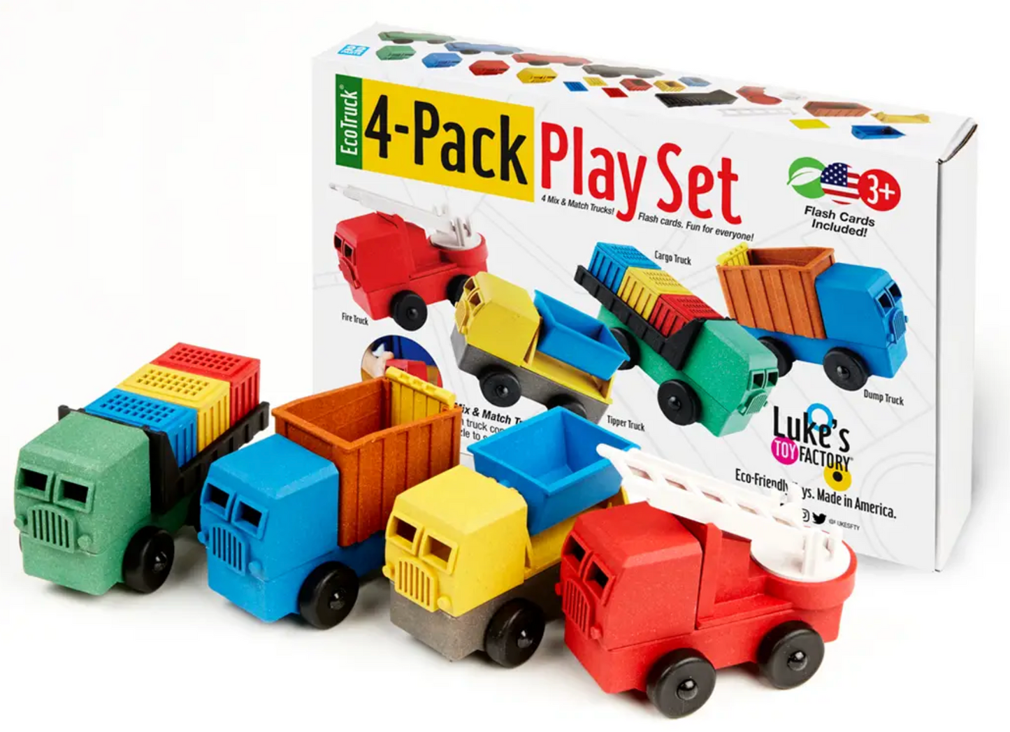 Luke's Toy Factory- 4 Pack Play Set
