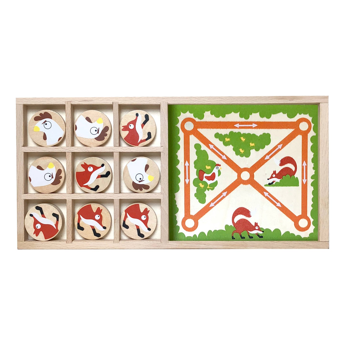 Begin Again Fox Vs. Chickens Double Game Set