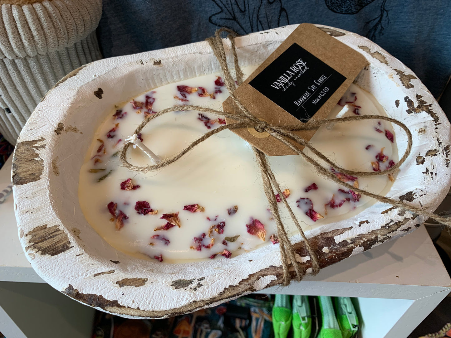 Chicly Uncorked- 12 oz Soy Candle in Dough Bowl