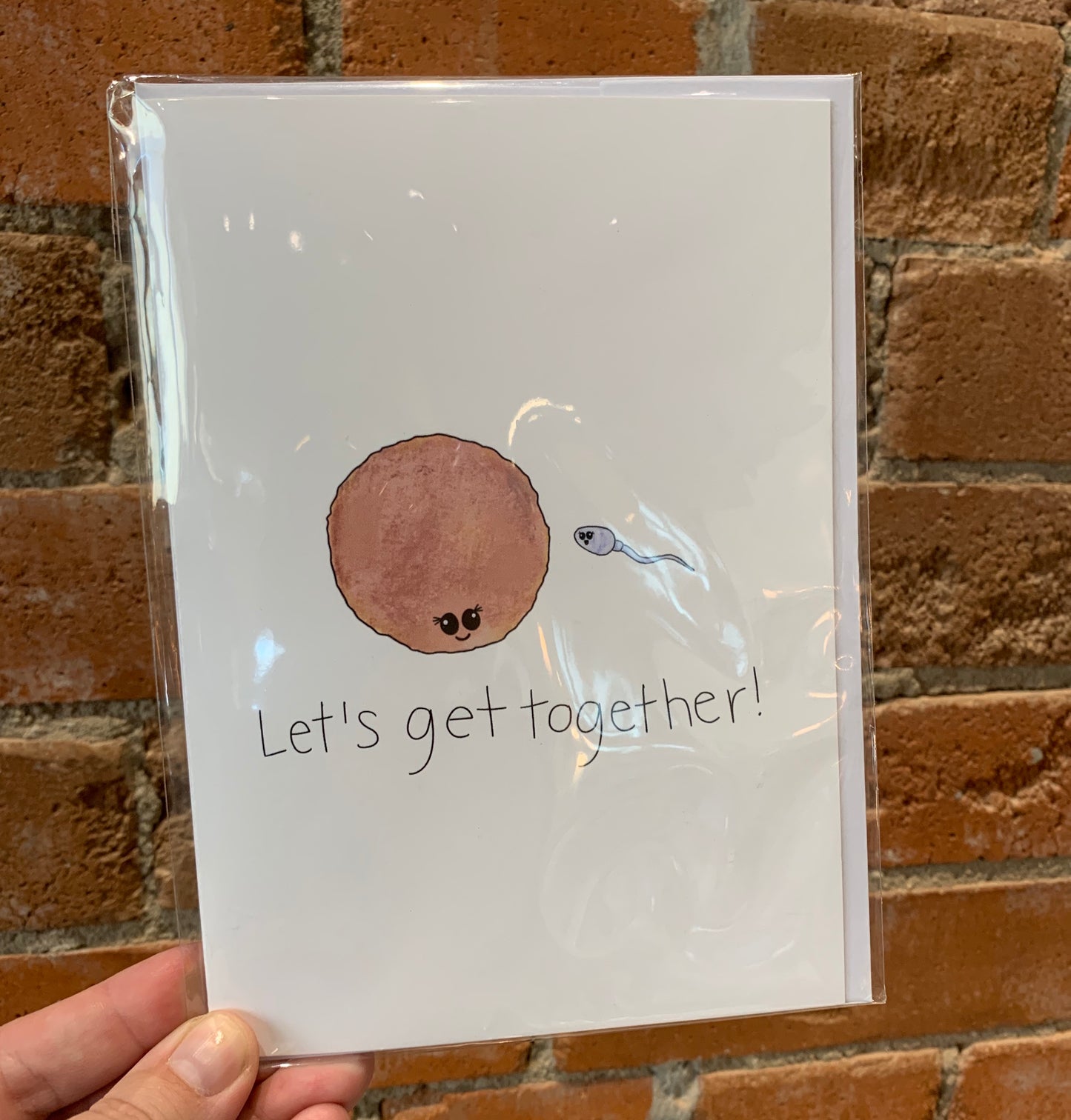 Christine Borst- Sperm and Egg- Let's Get Together Card
