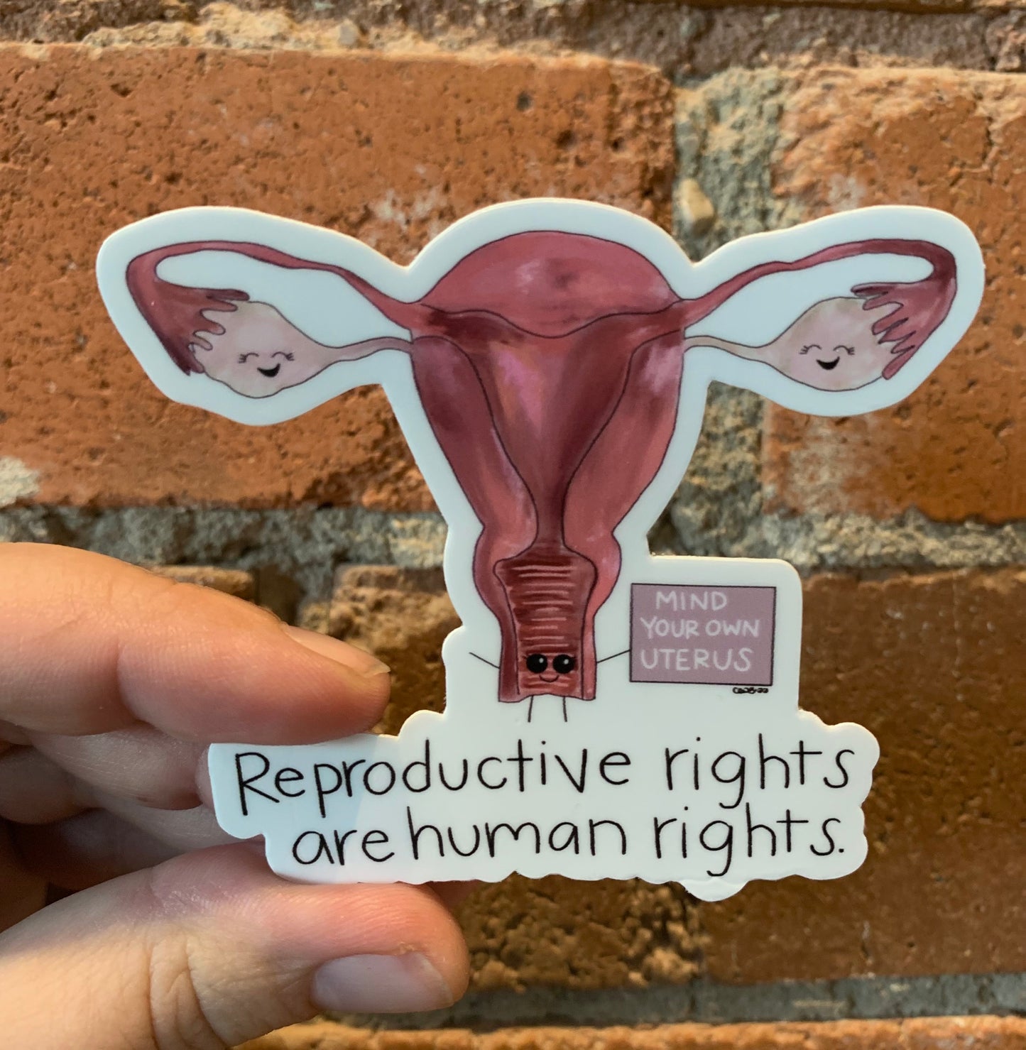 Christine Borst- Uterus Sticker