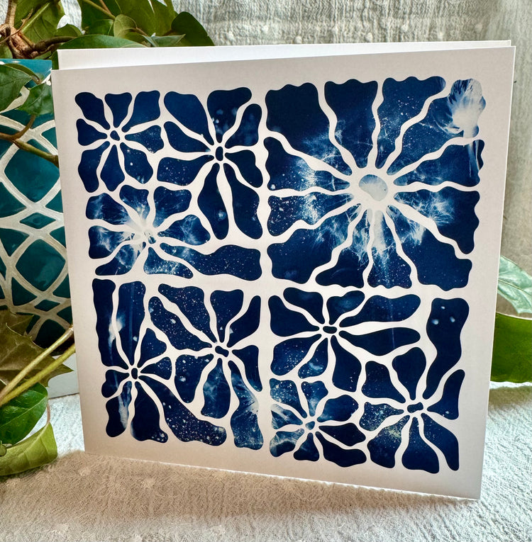 The Suns Recipe- Botanical Cyanotype Art