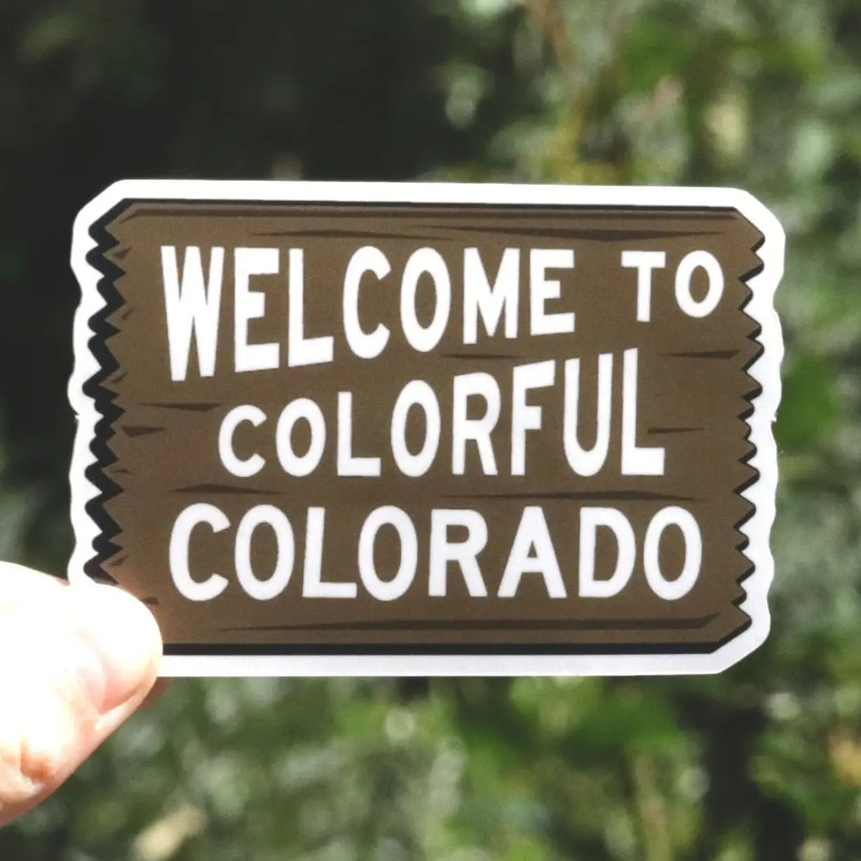 Squatchy- Colorful Colorado Sticker