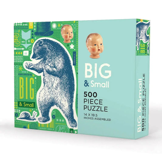 Gibbs Smith- Big & Small 500 pc Puzzle