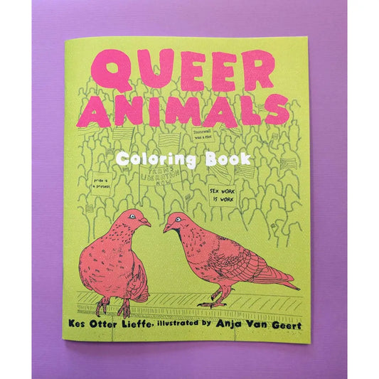 Microcosm Publishing- Queer Animals Coloring Book Zine