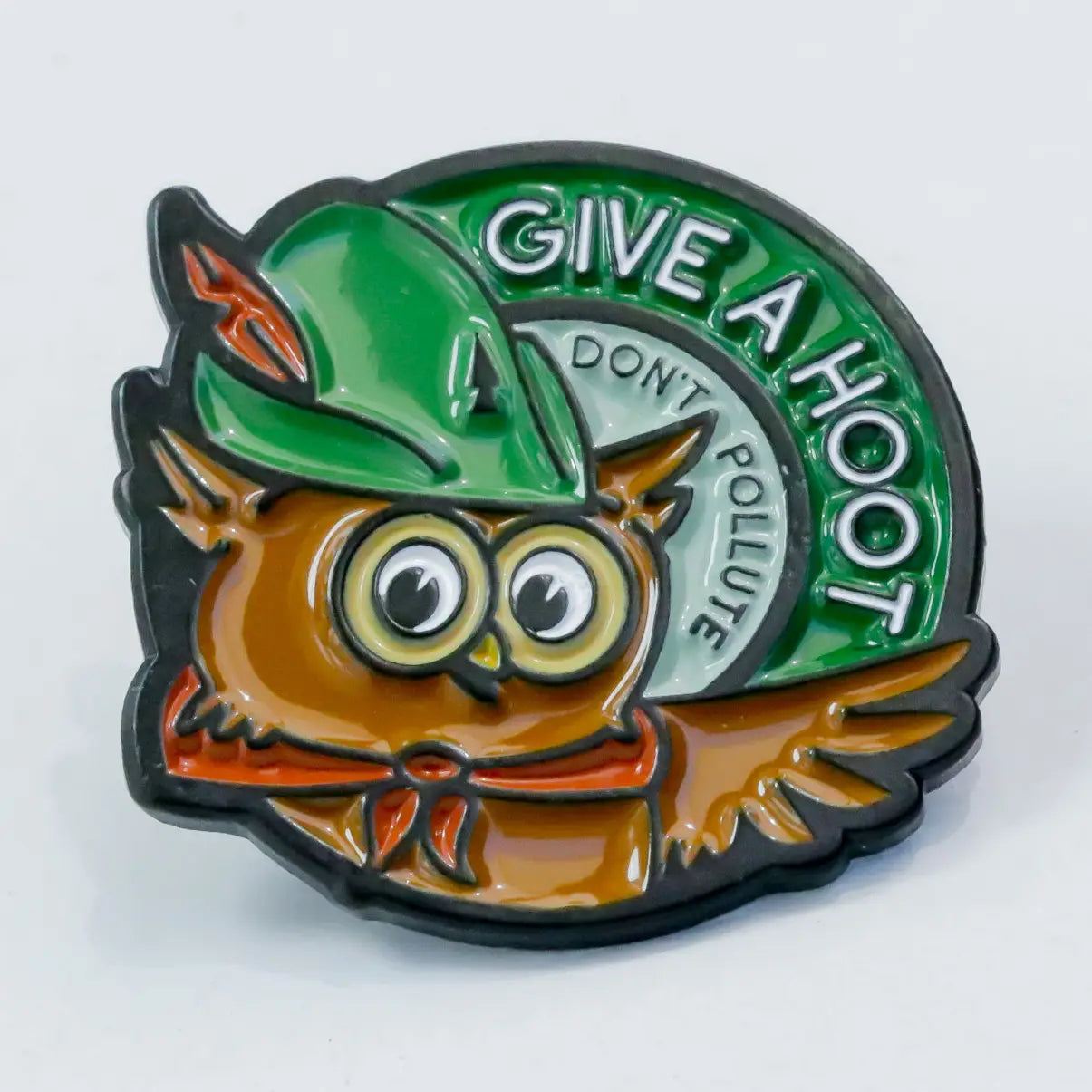 Squatchy- Woodsy Owl Enamel Pin