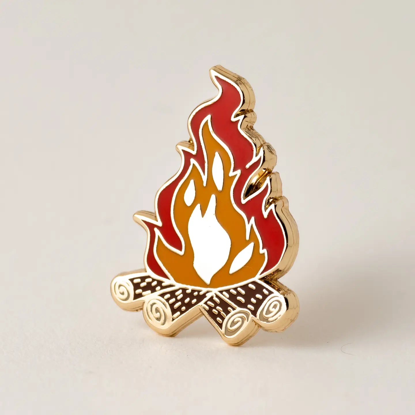 Happily Plants- Campfire Enamel Pin