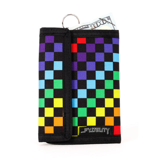 Fydelity- Retro Bifold Rfid Recycled Rainbow