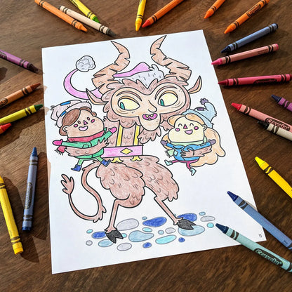 Hazy Dell Press- Hazy Dell Christmas! Coloring Book