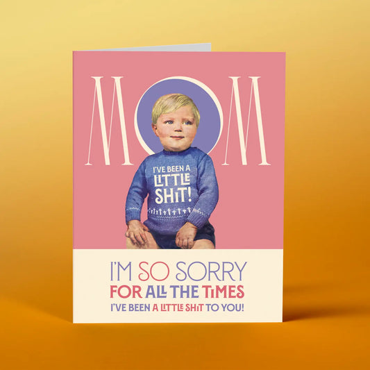 OffensiveDelightful "Little Shit" Mothers Day Card