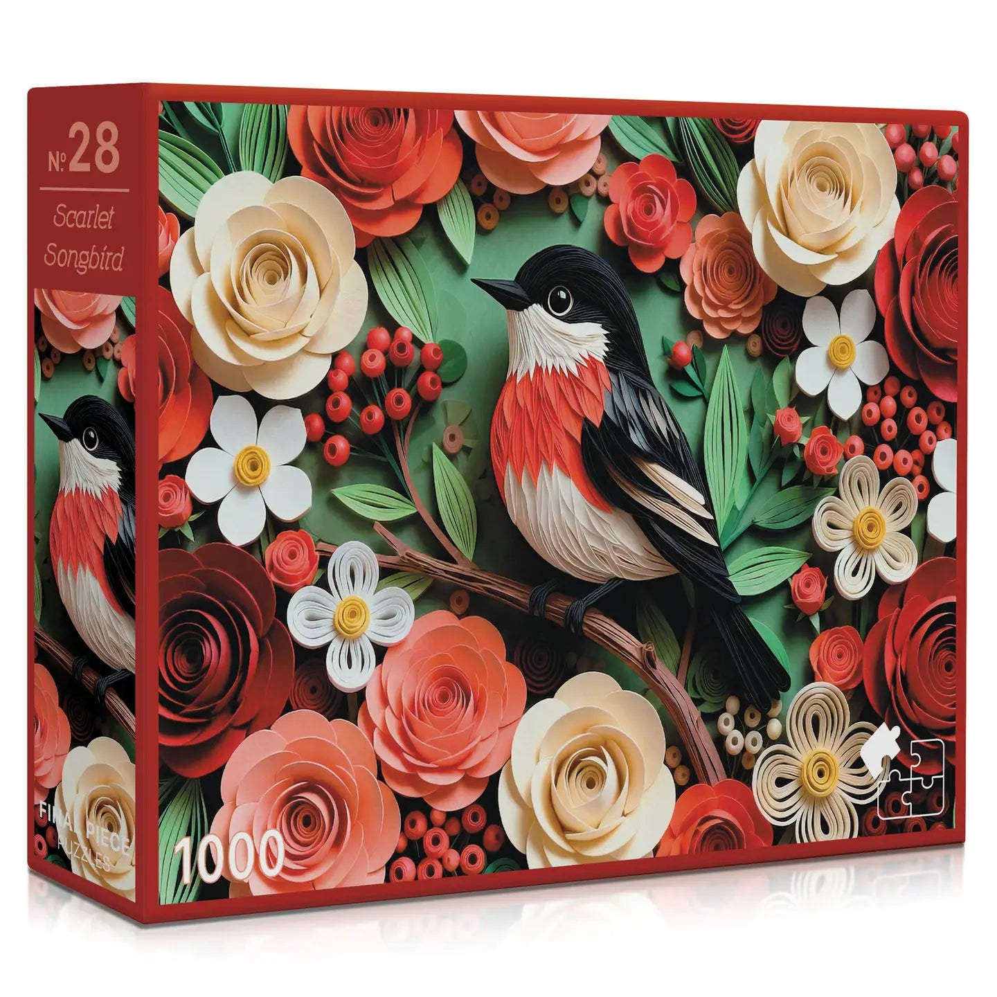Final Piece No.28 - Scarlet Songbird 1000pc Puzzle
