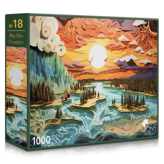 Final Piece No. 18 - Big Sky Country 1000pc Puzzle