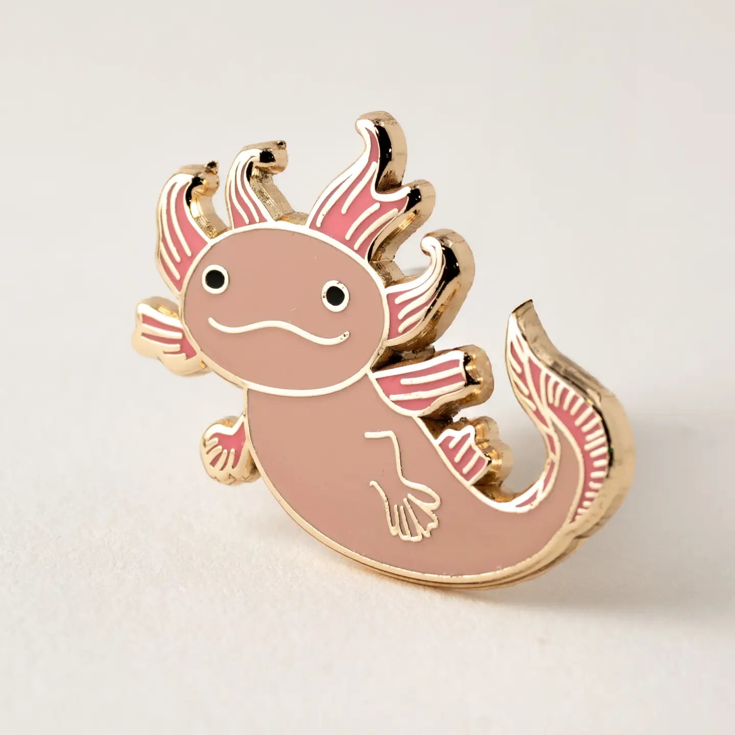 Happily Plants- Axolotl Enamel Pins
