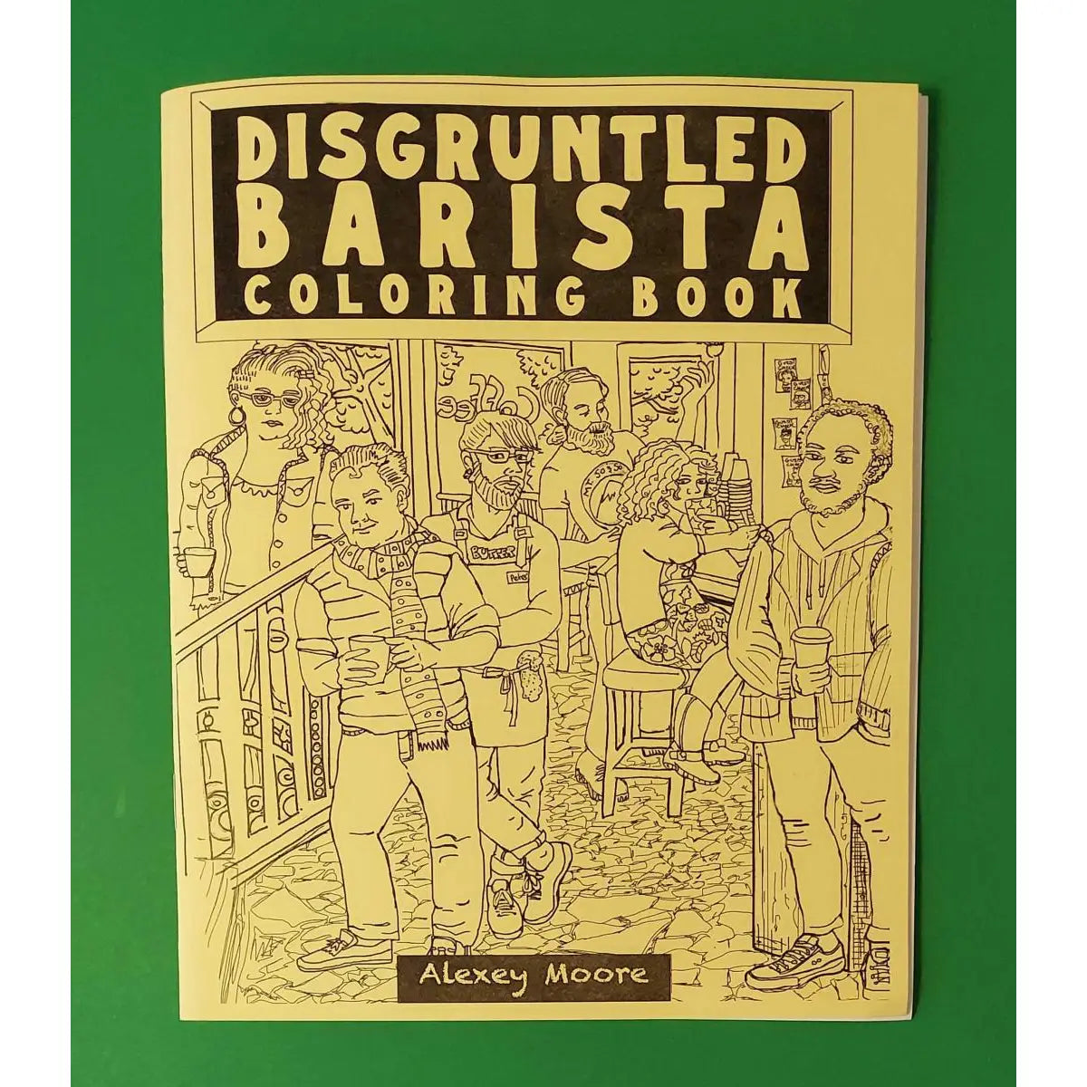 Microcosm Publishing- Disgruntled Barista Coloring Book