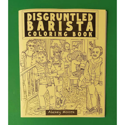 Microcosm Publishing- Disgruntled Barista Coloring Book