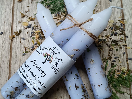 Elemental Earth Shop Anxiety Herbal Candles