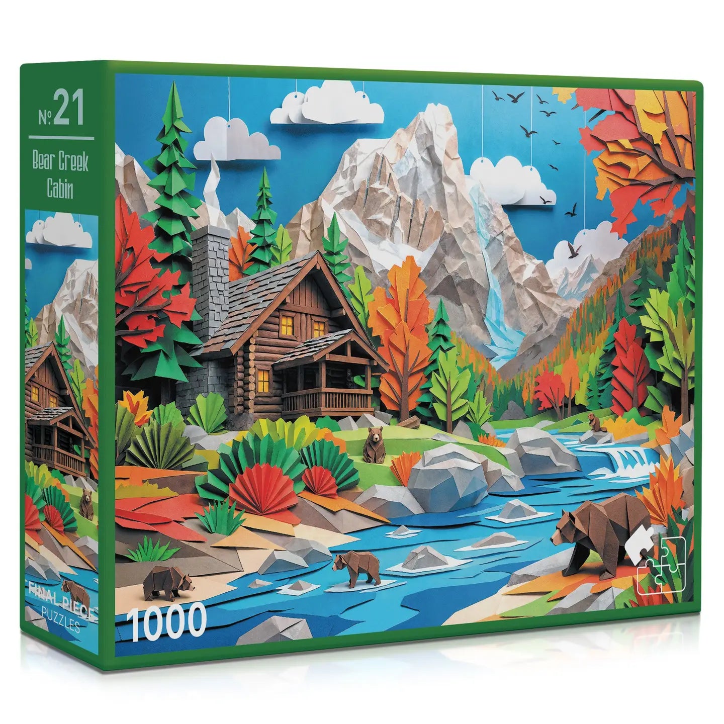 Final Piece No. 21 - Bear Creek Cabin 1000pc Puzzle