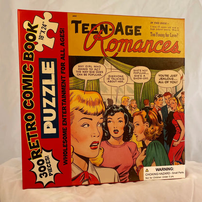 Perisphere & Trylon 300 PC Vintage Comic Jigsaw Puzzle Teen-Age Romances