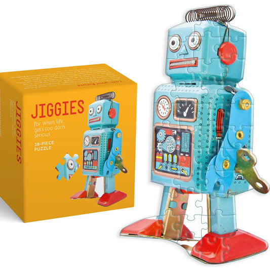 Gibbs Smith- Robot Jiggie Puzzle 38pc