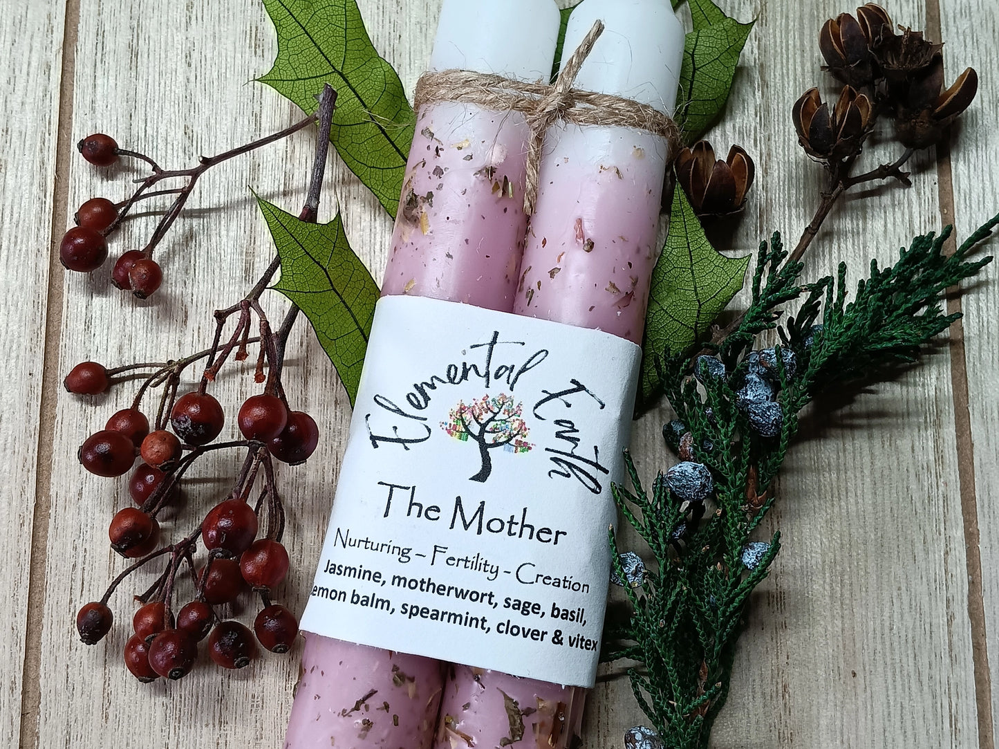 Elemental Earth Shop Intention Candles- The Mother