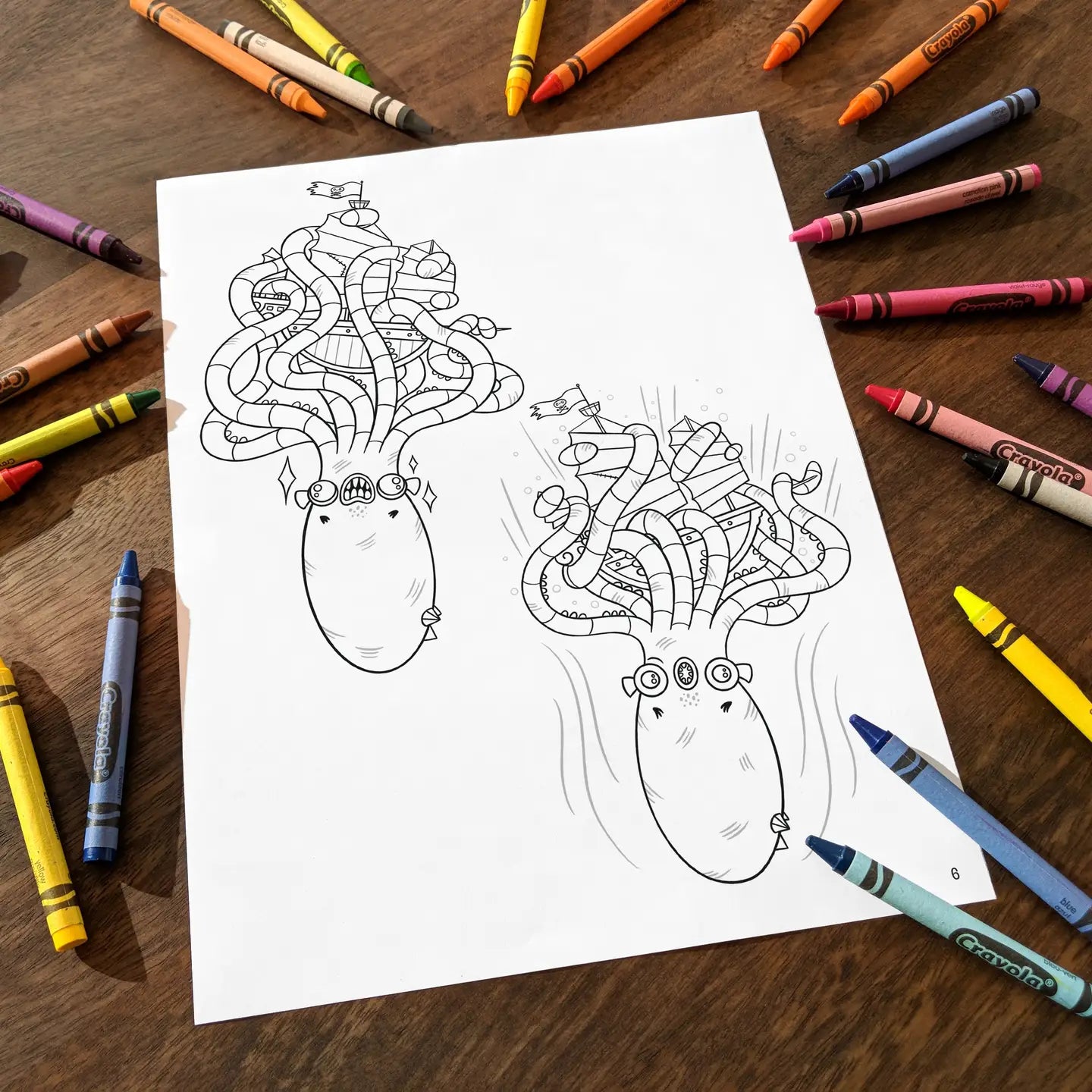 Hazy Dell Press- Hazy Dell Cryptids! Coloring Book
