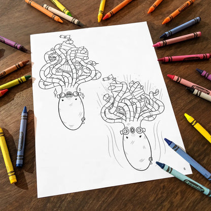 Hazy Dell Press- Hazy Dell Cryptids! Coloring Book