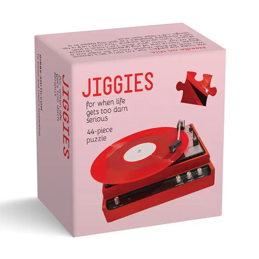 Gibbs Smith- Record Player Jiggie Puzzle 44 Pieces