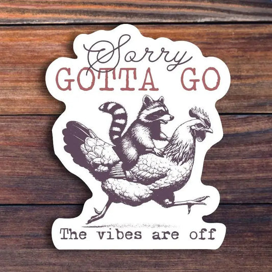 Sticker Horse- The Vibes Are Off Sticker