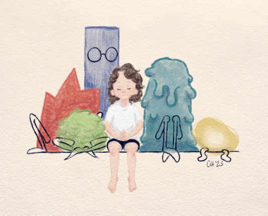 Doodled By Carrie- Art Prints-Feeling