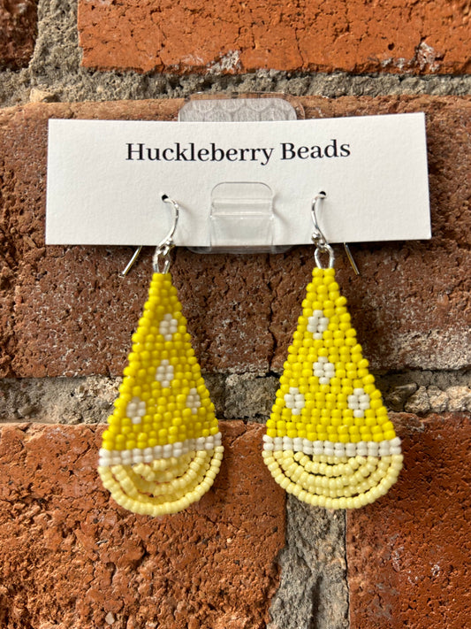Huckleberry Beads- When Life Gives You Lemons Earrings