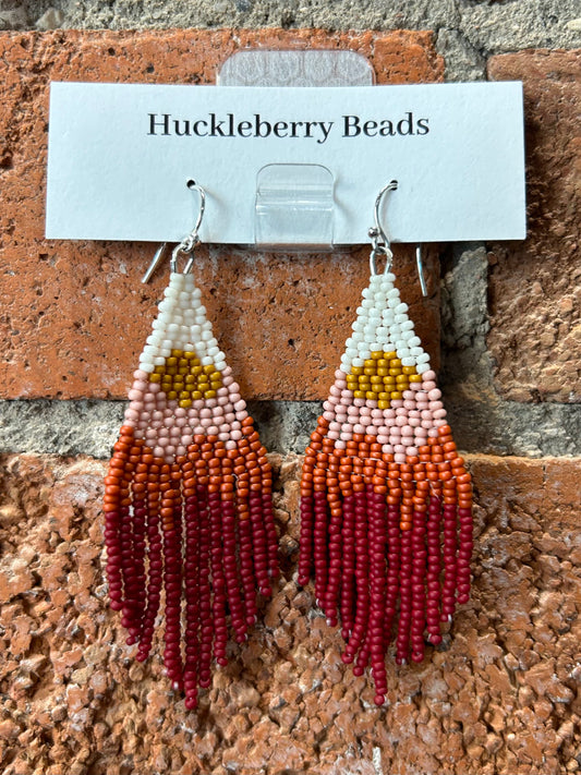 Huckleberry Beads- Hidden Sun Earrings