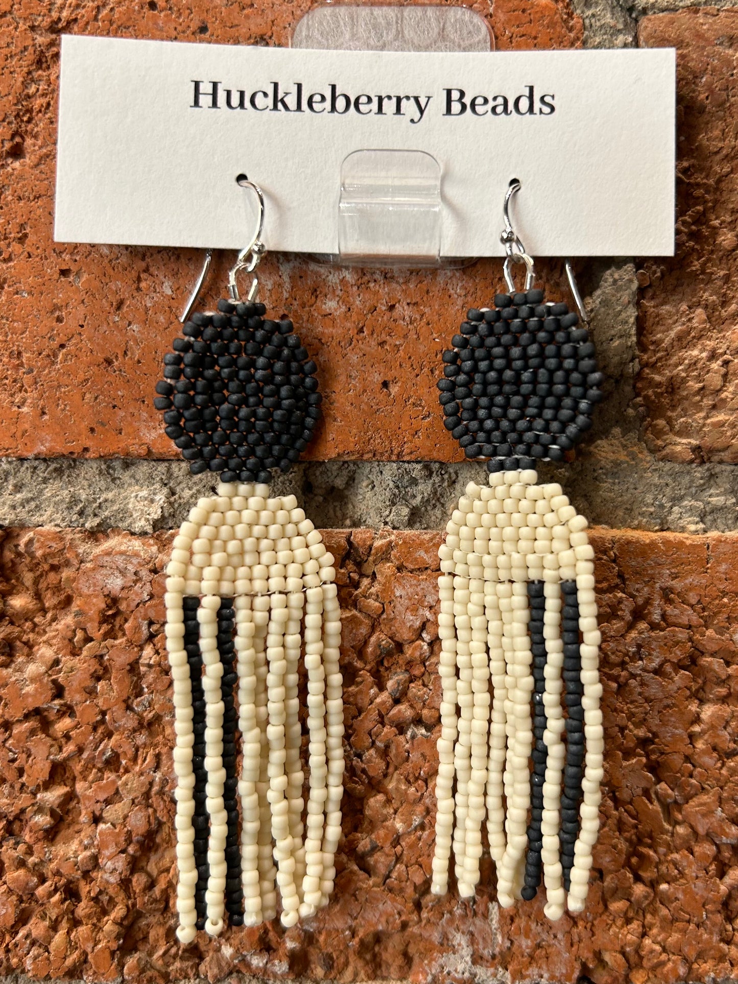 Huckleberry Beads- Willow Earrings (Rust)