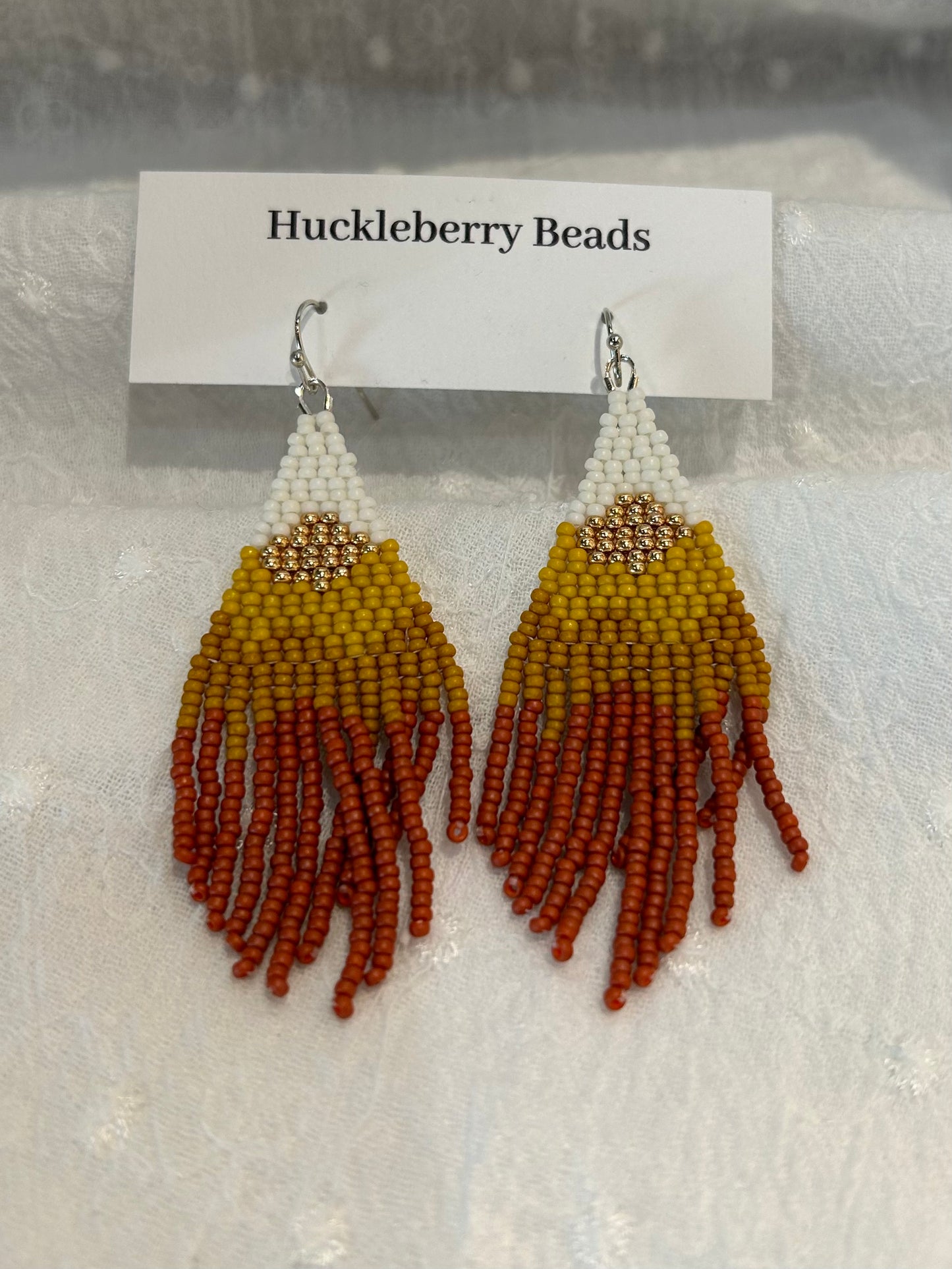 Huckleberry Beads- Hidden Sun Earrings