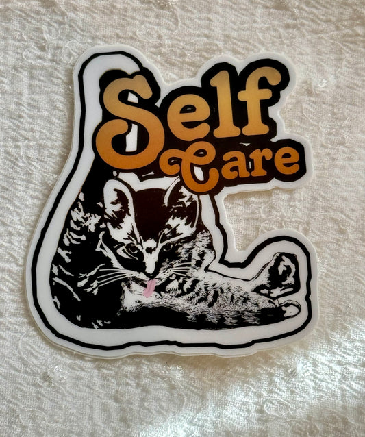 Scattered Mind Self Care Sticker