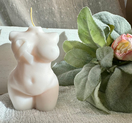 Sense by Cin- Body Shapes Candles- Breast Cancer Awareness