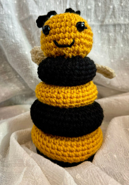Vanessa Lewis Fiber Arts- Bee Stacker Toy