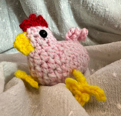 Vanessa Lewis Fiber Arts- Crochet Chickens