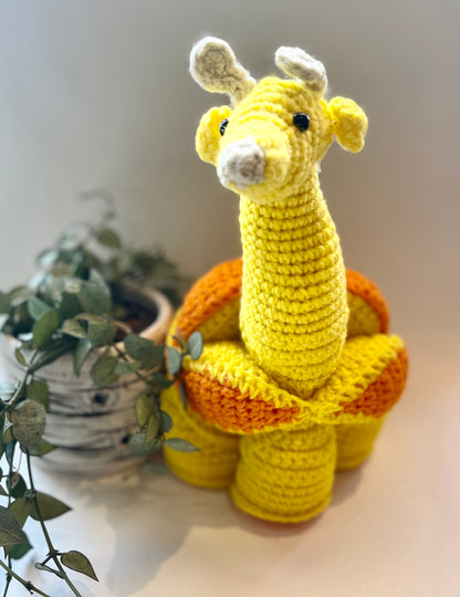 Vanessa Lewis Fiber Arts- Montessori Puzzle Ball- Giraffe