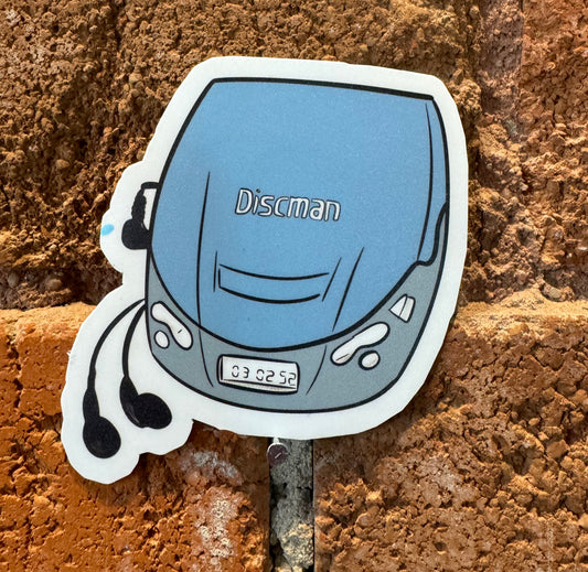 Scattered Mind Discman Sticker