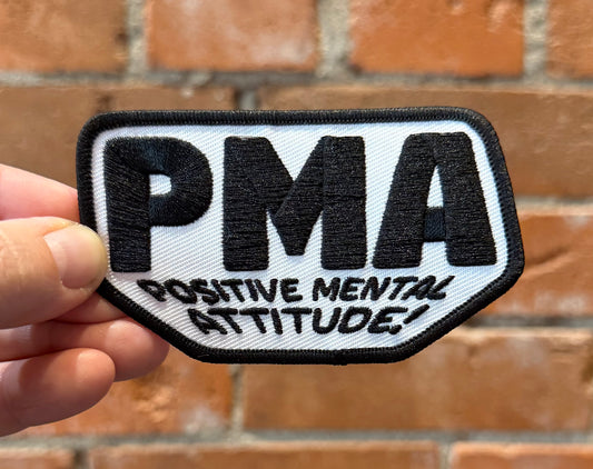 Jesse Taylor Creative- PMA Postive Mental Attitude! Iron On Patch