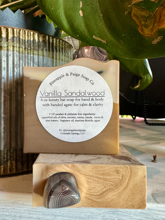 Pineapple & Paige Soap: Vanilla Sandalwood