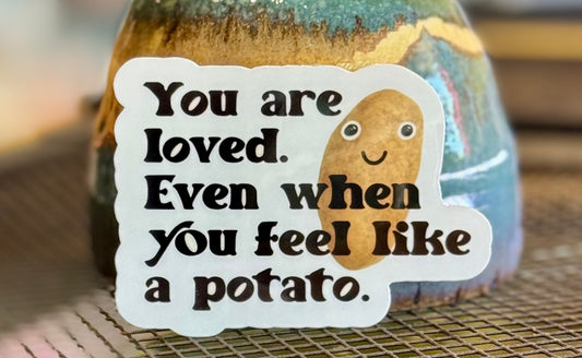Andromeda Sock Yarn Sticker- Love Potato
