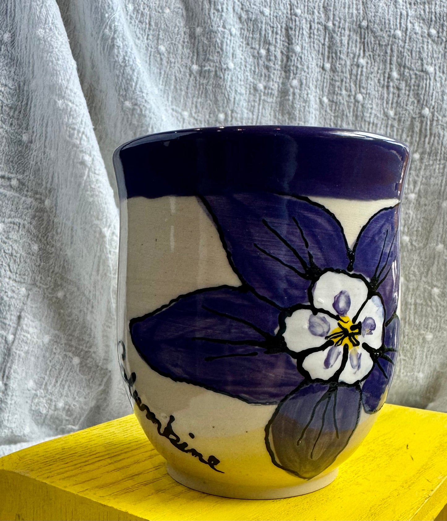 Nitra Olsen Ceramics- Columbine Mug