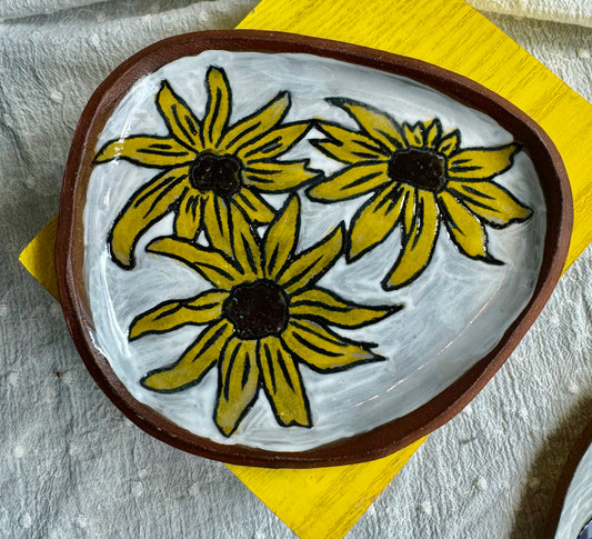 Nitra Olsen Ceramics- Colorado Native Flower Dishes- Large