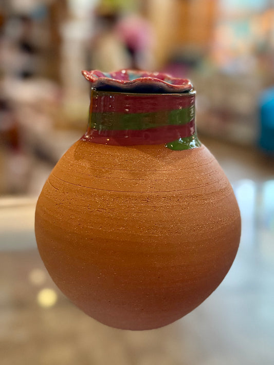Spunky Sloth Ceramics- Olla with Bee Cup