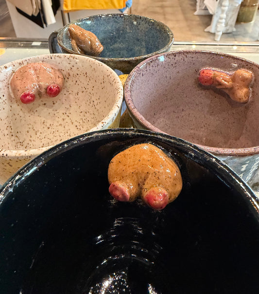 Nitra Olsen Ceramics- Naughty Bits Mugs