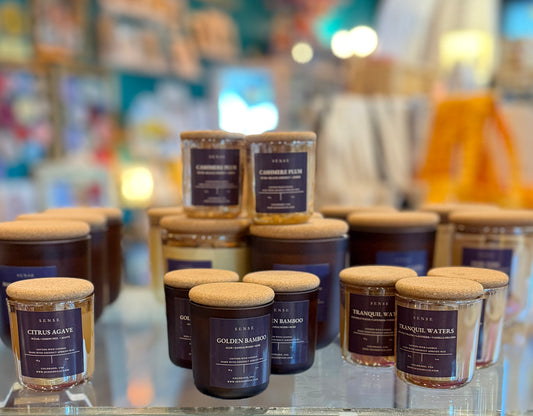 Sense by Cin- 25 Hr Cotton Wick Jar Candles