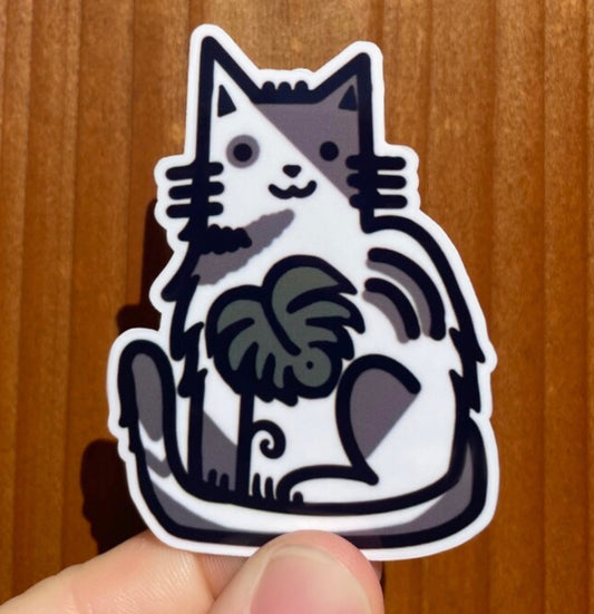 Emily Smith- Kitty w/ Plant Sticker