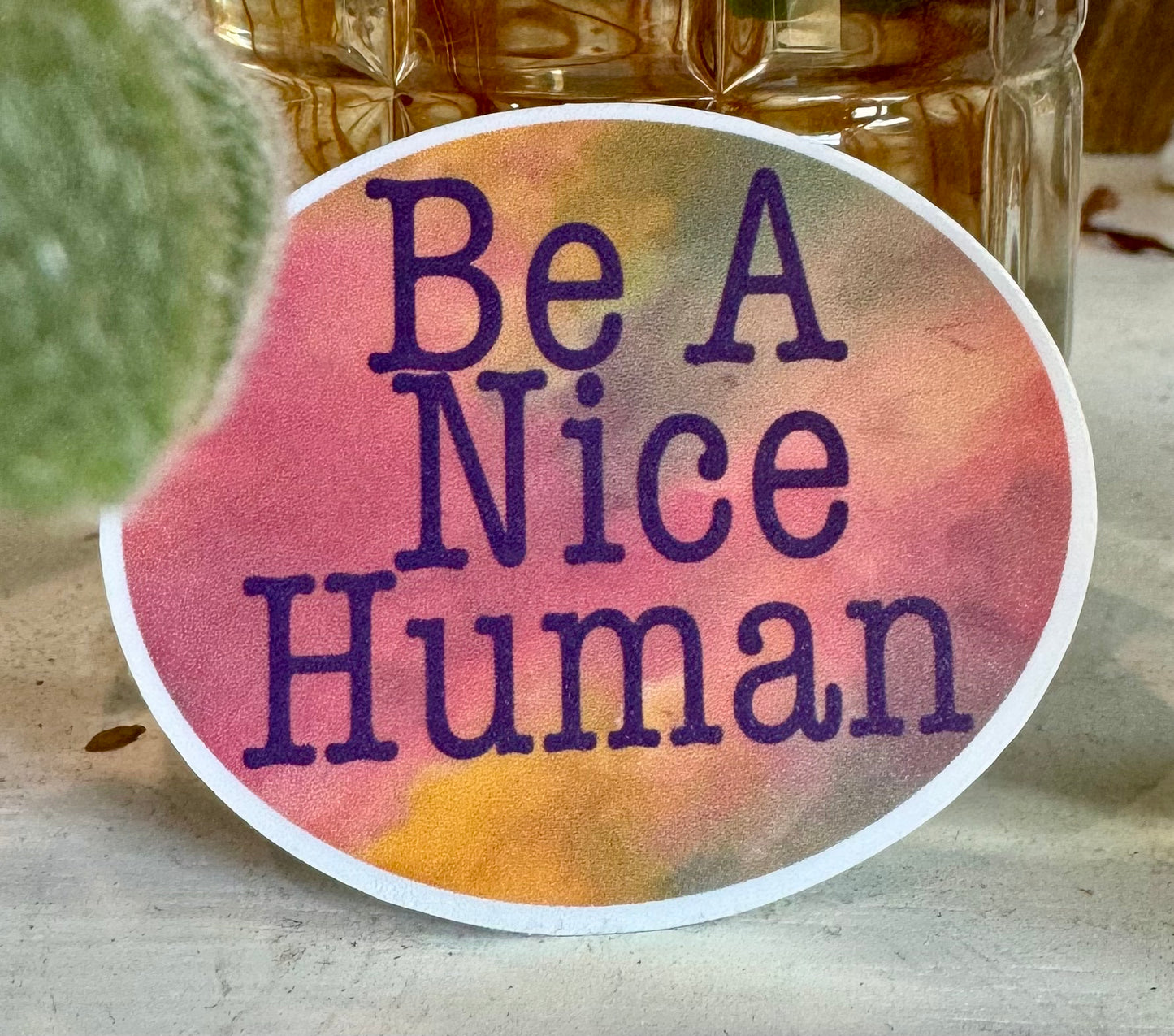 Be A Nice Human Sticker