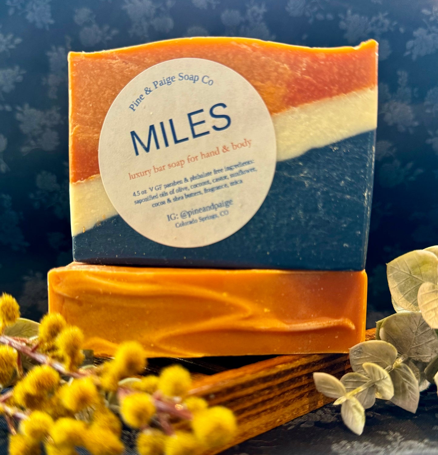 Pine & Paige Soap: Miles- Broncos Soap